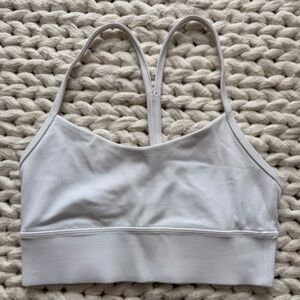 lululemon athletica Light Cream Racerback Sports Bra